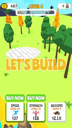 Idle Beavers - Let's build - Screenshot 1