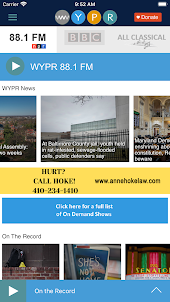 WYPR Public Radio App