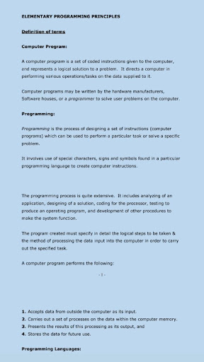 Computer Notes Screen 2