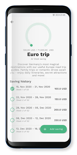 Thrive  Savings goal manager