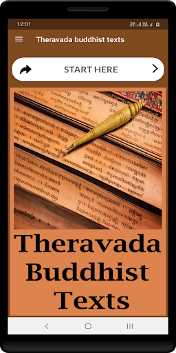 Android application Theravada buddhist texts screenshort