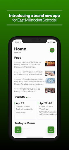 Android application East Millinocket Schools screenshort