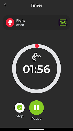 Android application Boxing Timer – Interval Timer screenshort