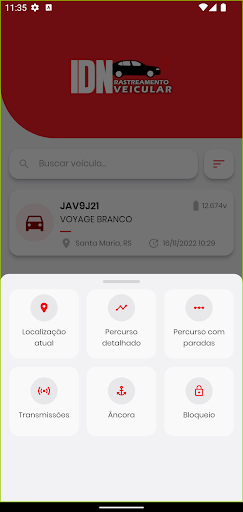 IDN Rastreamento Screen 2