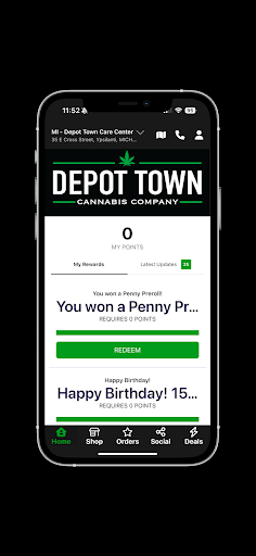 Android application Depot Town Cannabis Co. screenshort