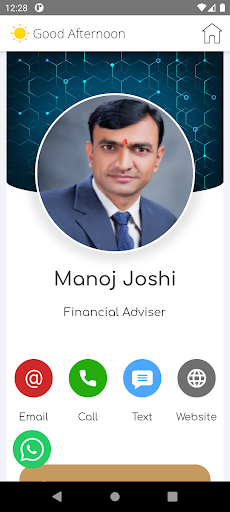 Android application Manoj Joshi Insurance screenshort