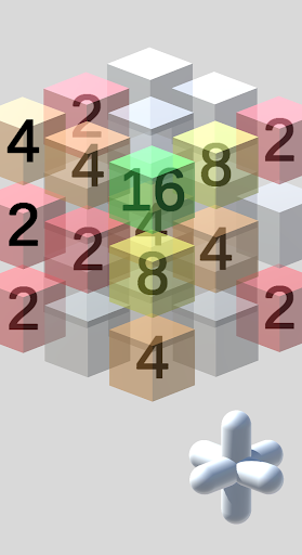 Android application 3D 2048 screenshort