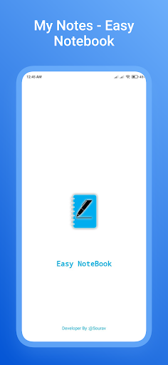 Android application My Notes - Easy Notebook screenshort