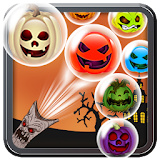Halloween Bubble Connect Line icon