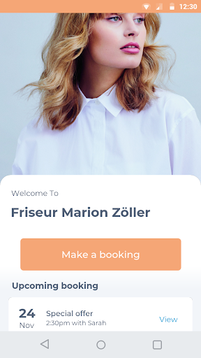 Android application Friseur Marion Zöller screenshort