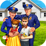 Virtual Family Life Adventure: Police Games 2018 icon