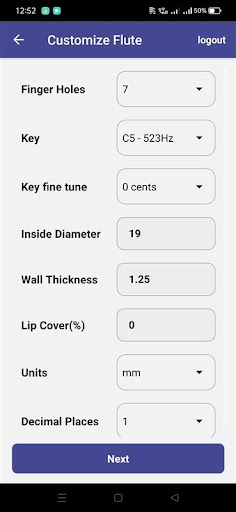 Make My Flutes Screen 3