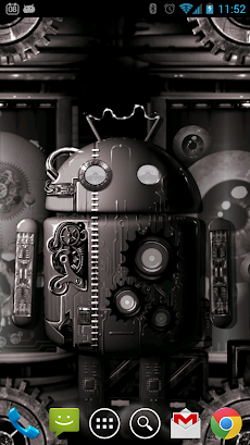 Steampunk Droid Fear Lab LWPのおすすめ画像4