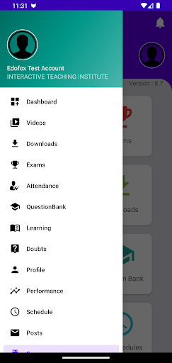 Android application INTERACTIVE TEACHING INSTITUTE screenshort