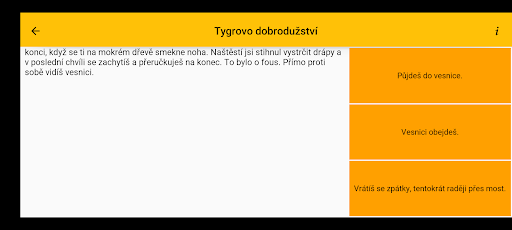 Gamebook Screen 2