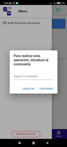 Android application Comisa Ventas screenshort