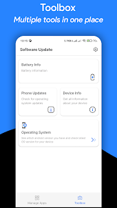 Software Update –System & Apps