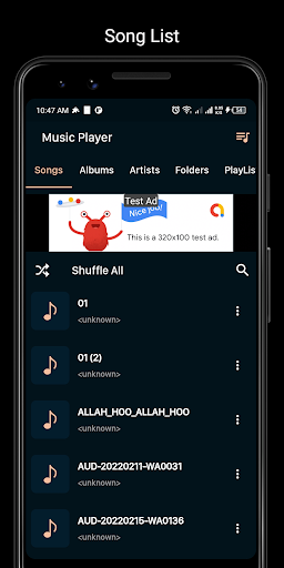 Music Player Screen 3