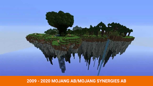 One block survival Minecraft maps. Map for MCPE 8 screenshots 1