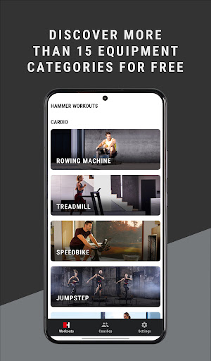 Android application HAMMER Workouts screenshort