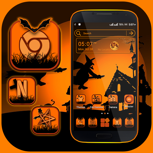 Halloween Dark Night Theme logo