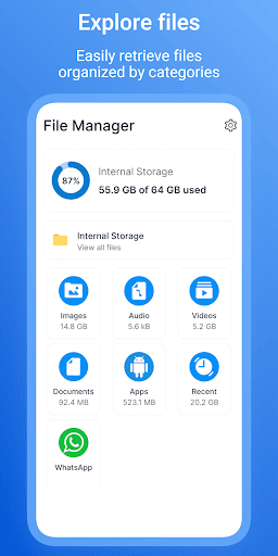 Android application File Manager - Status Saver screenshort