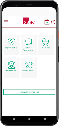 Android application SGAE FLEX screenshort