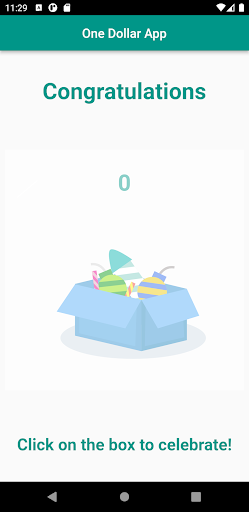 One Dollar App Screen 2