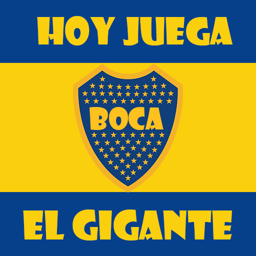 Sticker Divertido Boca Juniors logo