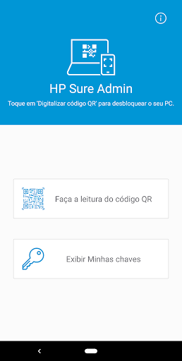 HP Sure Admin Captura de Tela do Aplicativo Android 1
