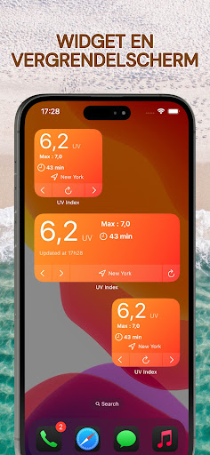 UV-index - Tan-widget