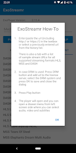 ExoStreamr - ExoPlayer Stream Screenshot