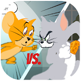 Tom fights Jerry for cheese icon