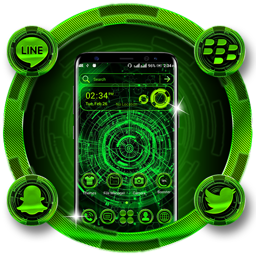 Technology Green Theme 1.2 Icon