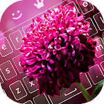 Cover Image of Download Lovely Pink Flowers Keyboard theme 1.1 APK