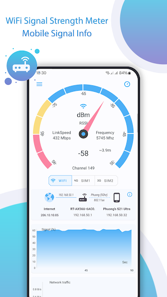 Net Signal Pro:WiFi & 5G Meter 3.3 APK + Mod (Pro / Cracked) for Android