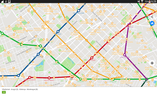 Screenshot of City transport Barcelona