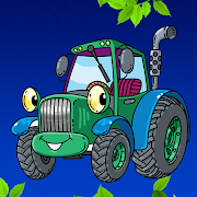 Vanyusha's tractor adventures on the farm. Story