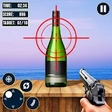 Real Bottle Shooting Game icon