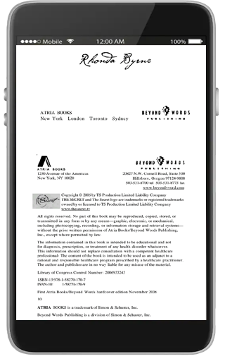 Android application The Secret Law of Success eboo screenshort