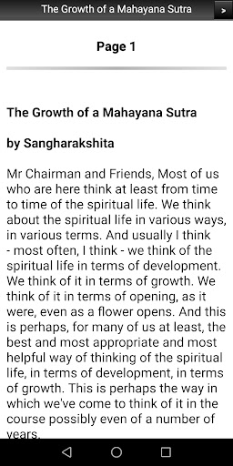 The Growth of a Mahayana Sutra Screen 2