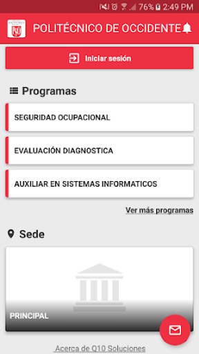 POLITÉCNICO DE OCCIDENTE Screen 2