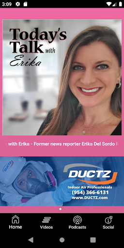 Android application Today's Talk with Erika screenshort