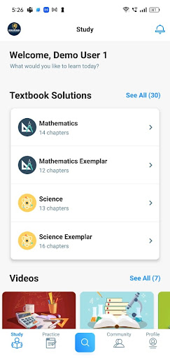 Android application EDUKING E-LEARNING STUDIES screenshort
