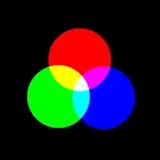 The three primary colors icon