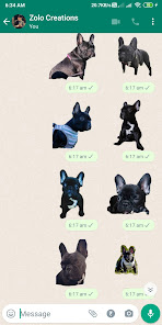 Captura 1 Bulldog Stickers WA android