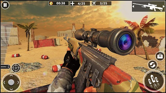 رماية قناص الصحراء – ألعاب الرماية المجانية: FPS 1