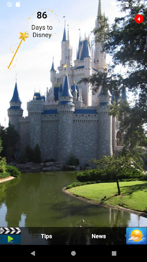Android application Countdown for Disney screenshort