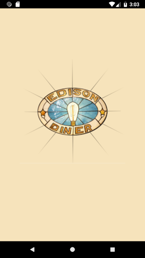 Android application Edison Diner screenshort