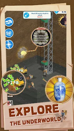 Idle Earth Digger Tycoon - Screenshot 2